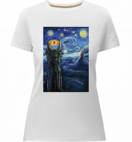 Женская премиум футболка Око Саурона