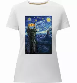 Жіноча преміум футболка Я вчитель і я маю очі навіть на спині Білий фото