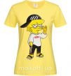 Женская футболка Supreme Lisa Лимонный фото
