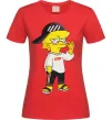 Женская футболка Supreme Lisa Красный фото