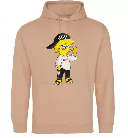 Чоловіча толстовка (худі) Supreme Lisa Пісочний фото