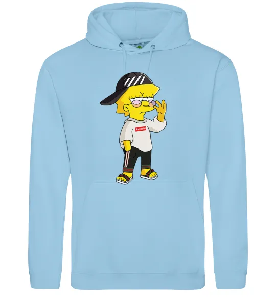 Жіноча толстовка (худі) Supreme Lisa Блакитний фото