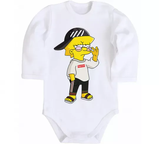 Детский боди Supreme Lisa Белый фото