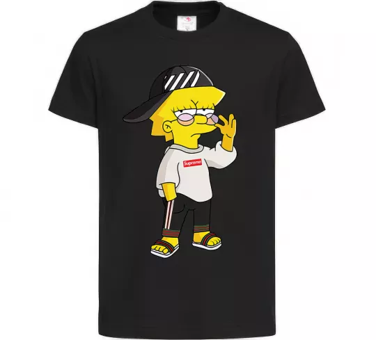 Детская футболка Supreme Lisa Черный фото