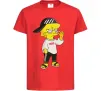 Детская футболка Supreme Lisa Красный Детская футболка Supreme Lisa Красный фото