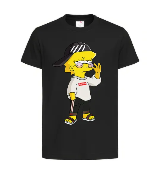 Детская футболка Supreme Lisa Черный фото