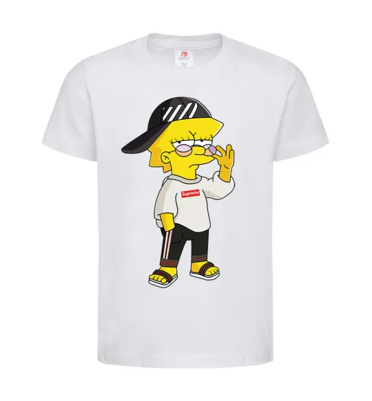 Детская футболка Supreme Lisa Белый фото