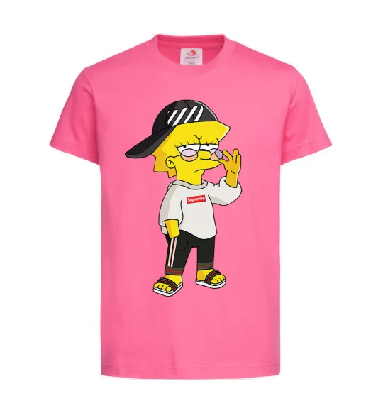 Детская футболка Supreme Lisa Ярко-розовый фото