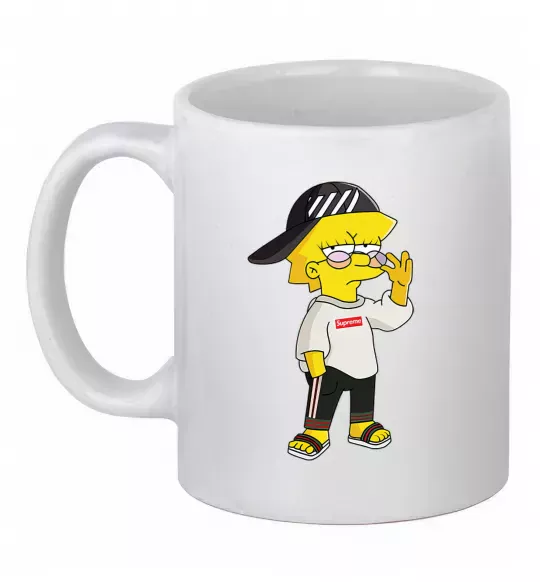 Чашка керамічна Supreme Lisa Білий фото