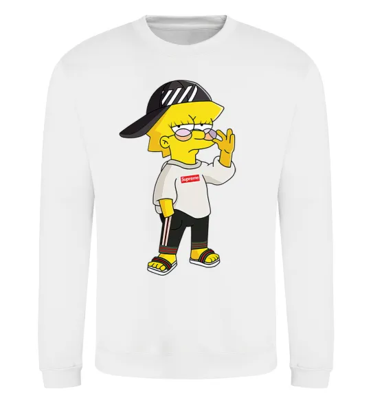 Свитшот Supreme Lisa Белый фото