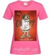 Жіноча футболка OBEY art Яскраво-рожевий фото