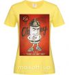 Женская футболка OBEY art Лимонный фото