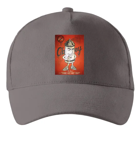 Кепка OBEY art Серый фото