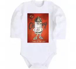 Детский боди Obey штурмовик Белый фото