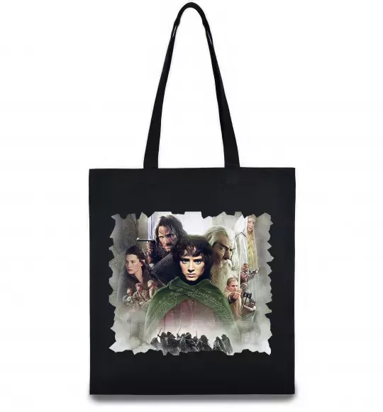 Эко-сумка Володар перстнів персонажі Черный фото