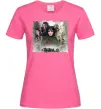 Женская футболка Володар перстнів персонажі Ярко-розовый Женская футболка Володар перстнів персонажі Ярко-розовый фото