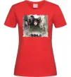Женская футболка Володар перстнів персонажі Красный Женская футболка Володар перстнів персонажі Красный фото