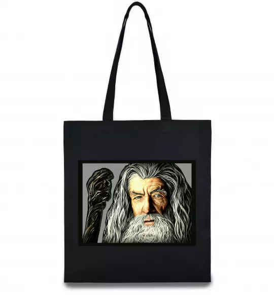 Еко-сумка Гендальф Чорний фото