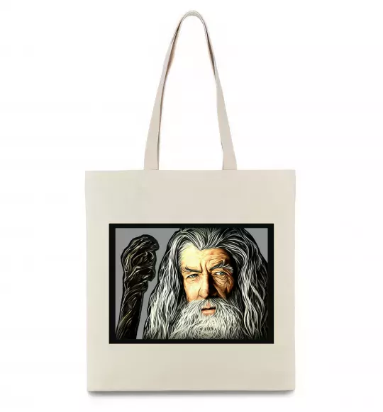 Еко-сумка Гендальф Бежевий фото