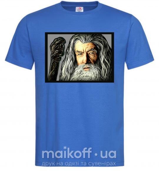 Чоловіча футболка Гендальф Яскраво-синій фото