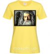 Женская футболка Гендальф Лимонный фото