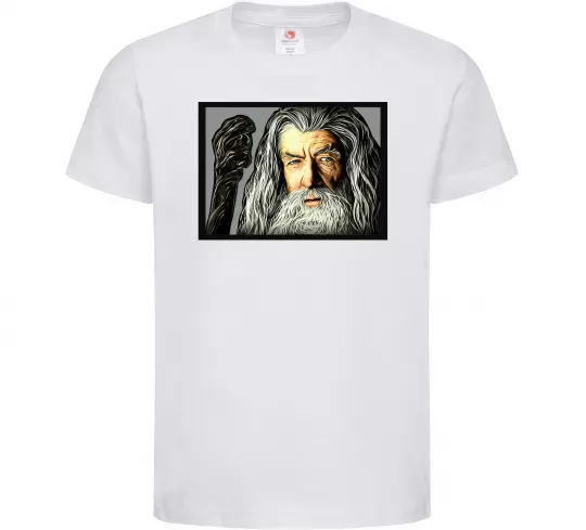 Детская футболка Гендальф Белый фото