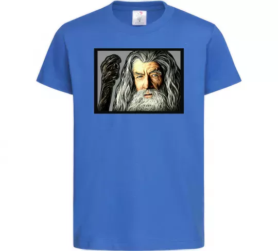 Детская футболка Гендальф Ярко-синий фото