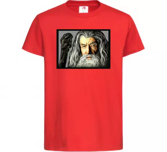 Детская футболка Гендальф Красный фото