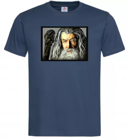 Мужская футболка Гендальф Темно-синий фото
