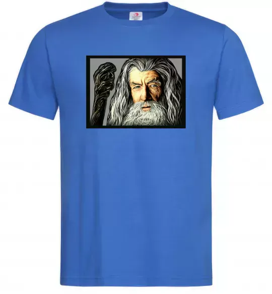 Мужская футболка Гендальф Ярко-синий фото
