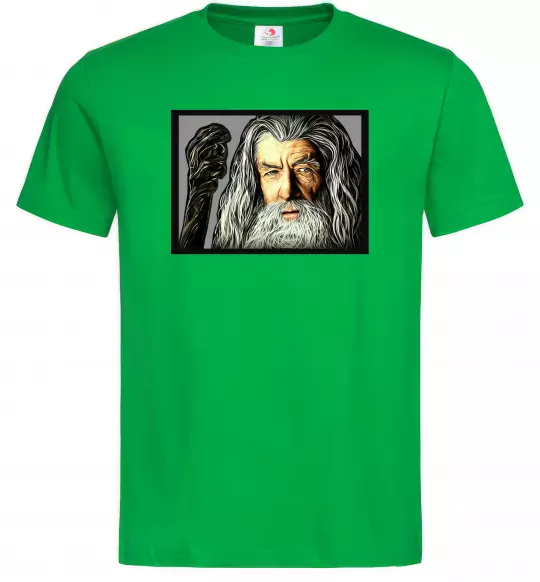 Мужская футболка Гендальф Зеленый фото