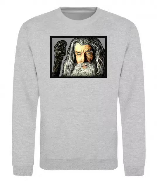 Свитшот Гендальф Серый меланж фото