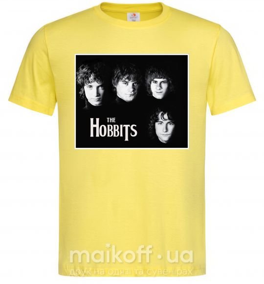 Чоловіча футболка The Hobbits Лимонний фото