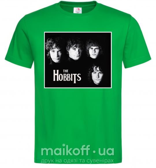 Мужская футболка The Hobbits Зеленый фото