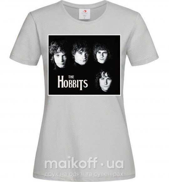 Женская футболка The Hobbits Серый фото