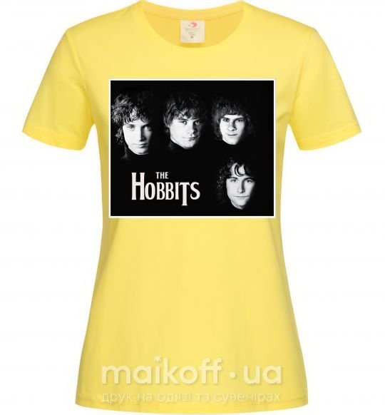 Женская футболка The Hobbits Лимонный фото