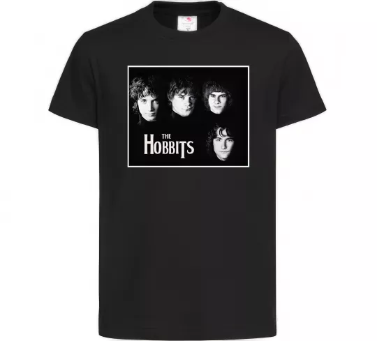 Детская футболка The Hobbits Черный фото