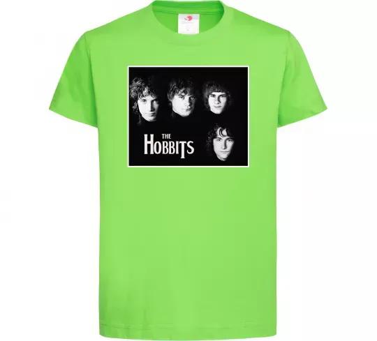 Детская футболка The Hobbits Лаймовый фото