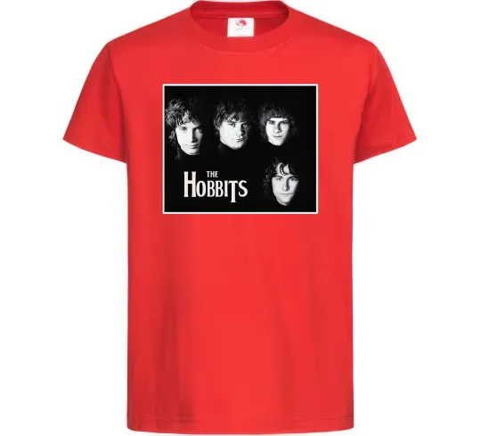 Детская футболка The Hobbits Красный фото