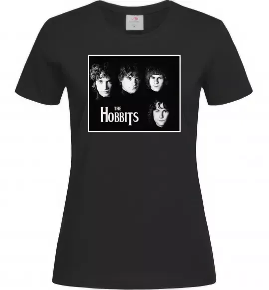 Женская футболка The Hobbits Черный фото
