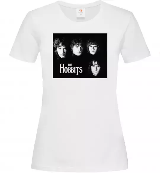 Женская футболка The Hobbits Белый фото