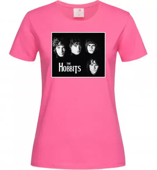 Женская футболка The Hobbits Ярко-розовый фото