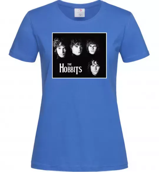 Женская футболка The Hobbits Ярко-синий фото