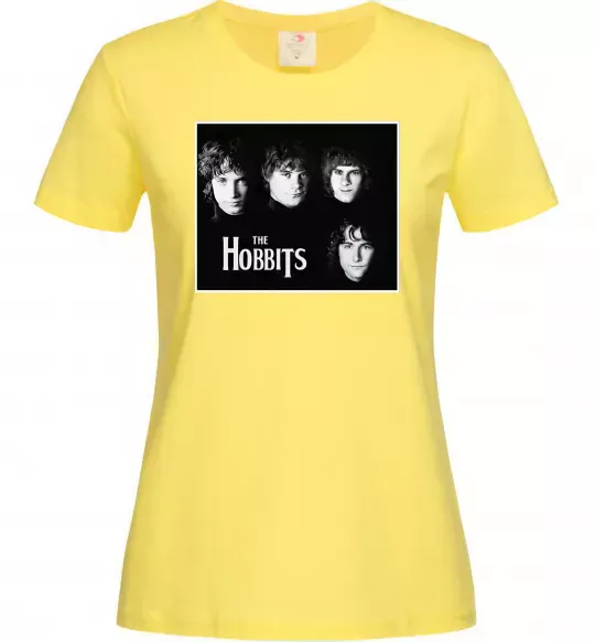 Женская футболка The Hobbits Лимонный фото