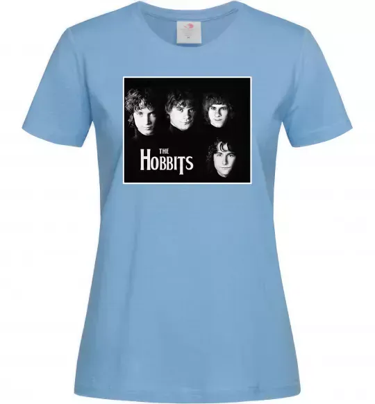 Женская футболка The Hobbits Голубой фото