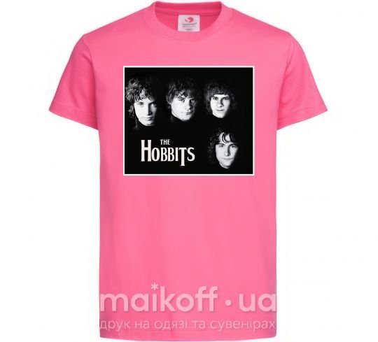 Дитяча футболка The Hobbits Яскраво-рожевий фото