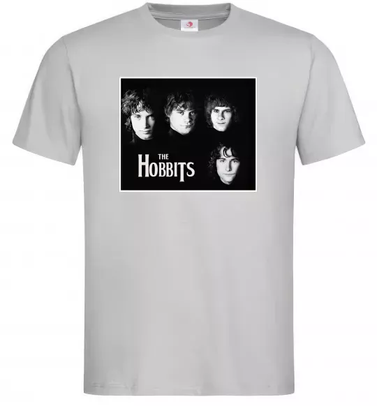 Мужская футболка The Hobbits Серый фото