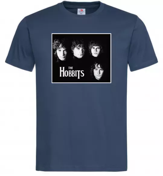 Мужская футболка The Hobbits Темно-синий фото