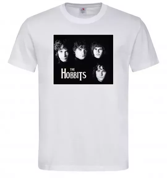Мужская футболка The Hobbits Белый фото