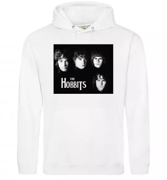 Мужская толстовка (худи) The Hobbits Белый фото